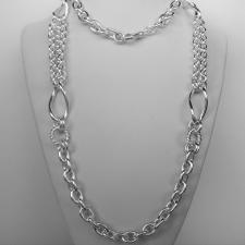 Long Silver Necklaces