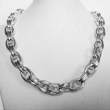 Double oval link necklaces