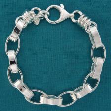 Flat oval rolo bracelets