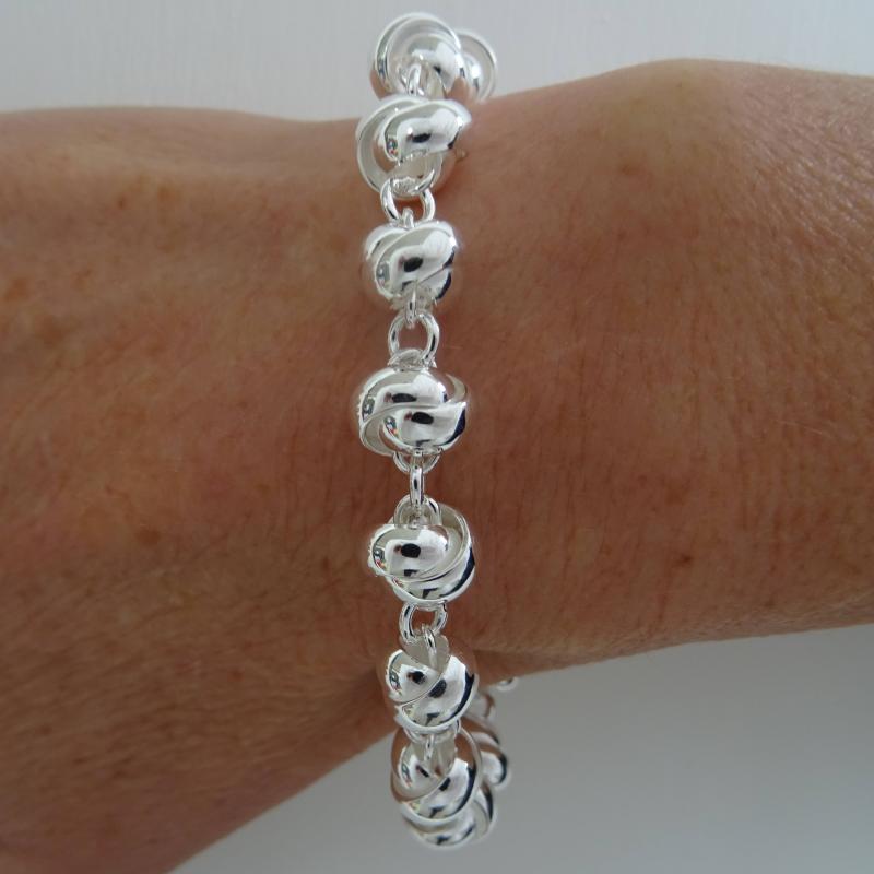 Philip Jones Bracciale Uomo In Argento Sterling 925 | Nodo, Elegante E Raffinato