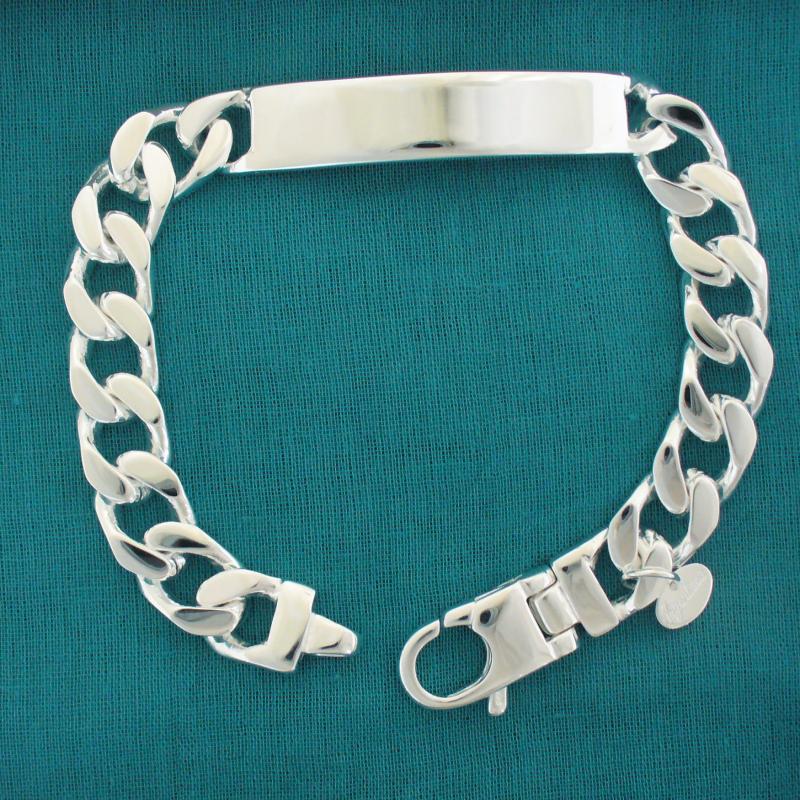 Treasure Bay Bracciale Rigido In Argento Sterling 925: Larghezza 9 Mm, Design A Tripla Treccia, Taglia Regolabile (16,5-22 Cm). Unisex, Regalo In Elegante Scatola. Peso 21,68g.