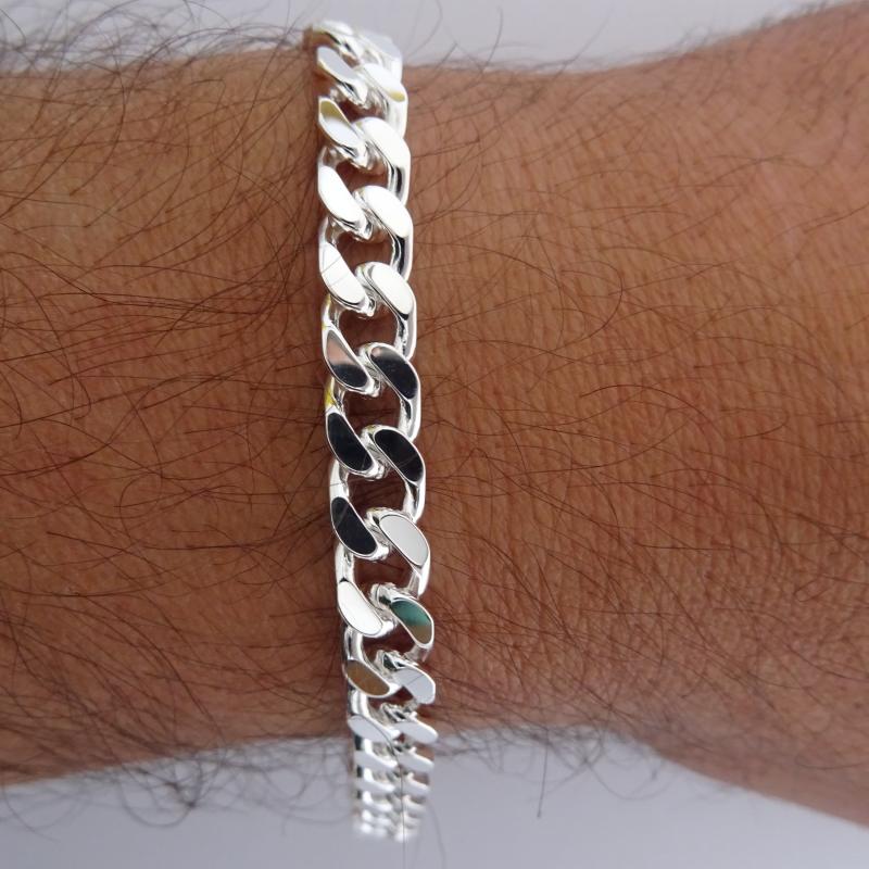 Gold Stainless Steel Diamond Cut Curb Chain Bracelet  Inox Jewelry India