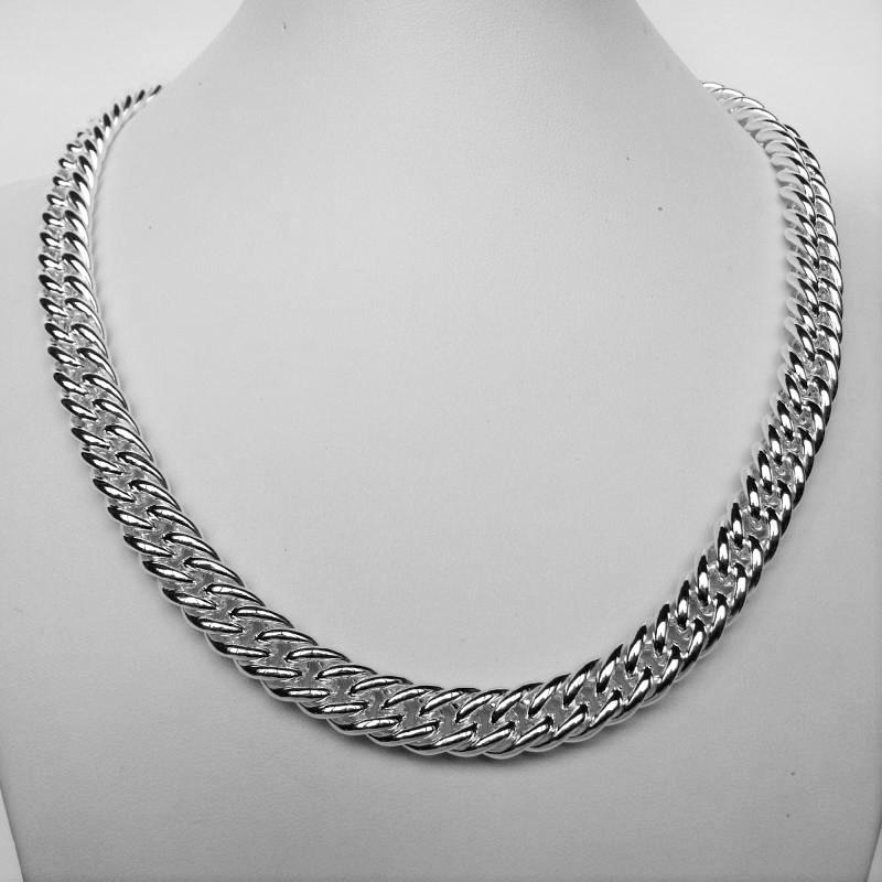 Sterling Silver Double Link Chain Necklace