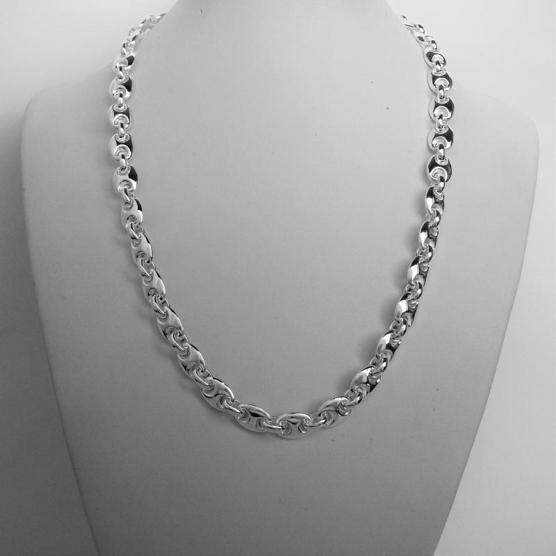 NKlaus Collana In Argento 925 – Catena A Cavo 70 Cm Larghezza 1,9 Mm