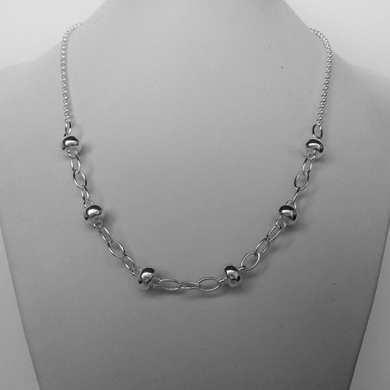 Sterling Silver Rolo Chain, .925 Silver Necklace, Pick Your Length