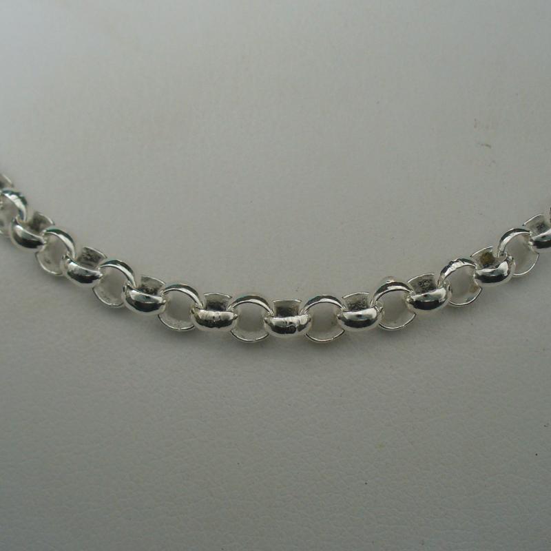 NKlaus Collana In Argento Sterling 925, Catena Ancora Massiccia, Larghezza 4mm, Lunghezza 50-90cm, Prodotta In Germania