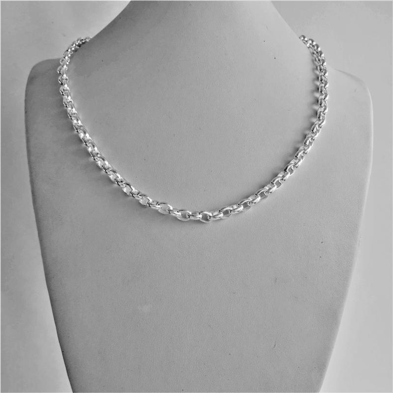 NKlaus Collana Veneziana In Argento Sterling 925, Larghezza 0,70 Mm | Gioiello Unisex Senza Nichel, Made In Germany, Varie Lunghezze (34-50 Cm)