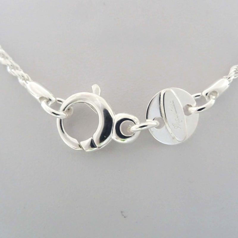 2.4mm Rope Chain Necklace, Sterling Silver, Men's Necklaces