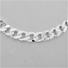 Collana catena grumetta da uomo in argento 925 massiccio