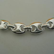 Silver mariner necklace for mens 