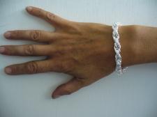 Bracciale bizantina argento