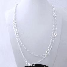 Collana in argento 925 solido lunghezza 135 cm