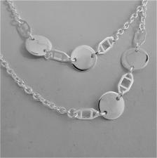 Collana cerchietti in argento