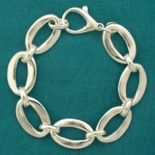Handcrafted 925 silver bracelet made in tuscany