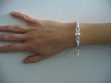 Silver bracelet factory arezzo
