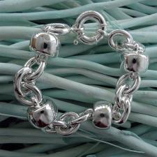 Women's sterling silver bracelet made in Italy