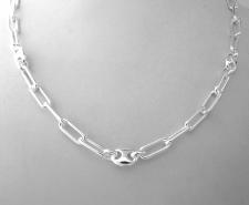 925 silver paperclip chain for women s