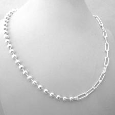 Collana in argento a due catene