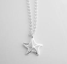 Collana argento pendente stella marina