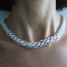 Collana in argento anni 70 80