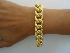 Bracciale argento 925 dorato oro giallo