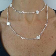 Collana cerchi in argento 925