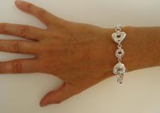 925 silver bangle bracelet made in Italy