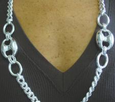 Collana lunga in argento - Gioielli in argento.