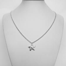 Collana in argento 925 pendente stella marina.