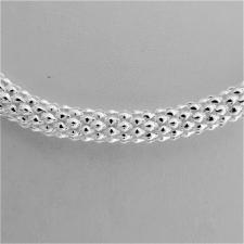 Sterling silver popcorn necklace 6.5mm