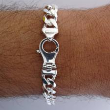 Bracciale uomo groumette argento - Catena groumette uomo massiccia argento