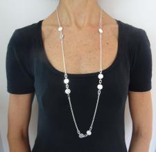 Collana cerchietti in argento