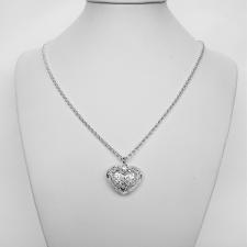 Collana argento pendente cuore