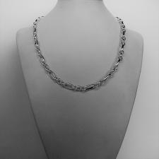 Silver figaro necklace 6mm 