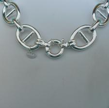 Anchor chain necklace in 925 silver