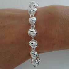 Sterling silver knot bracelet