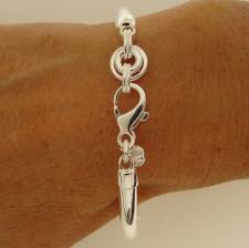 925 silver bangle bracelet made in Italy