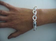 925 Italy silver bracelet for womens