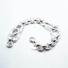 Handmade silver bracelet made in italy tuscany