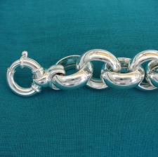 Sterling silver belcher bracelet