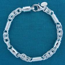 Sterling silver men's bracelet 7mm.