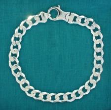 Bracciale uomo groumette argento - Catena groumette uomo massiccia argento