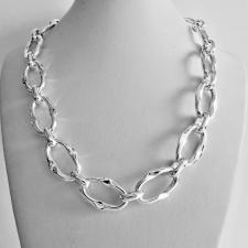 925 italy silver link chain necklace