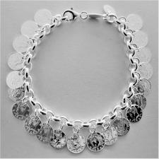 Half dollar silver bracelet