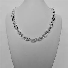 Anchor chain necklace in silver