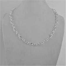 Sterling silver toggle necklace italy