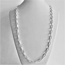 Paperclip link chain in 925 sterling silver