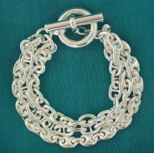 925 Italy silver women's bracelet.