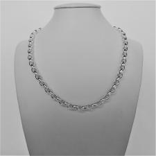 925 silver oval rolo link chain