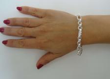 Braccialetto in argento 925 figaro rolo'